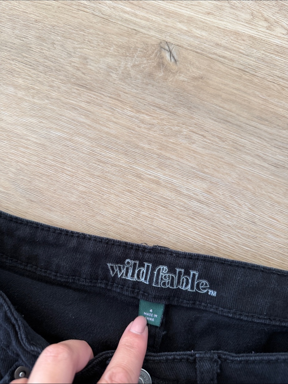 are Wild Fable High-Rise Bermuda Denim Shorts - Picture 3 of 4